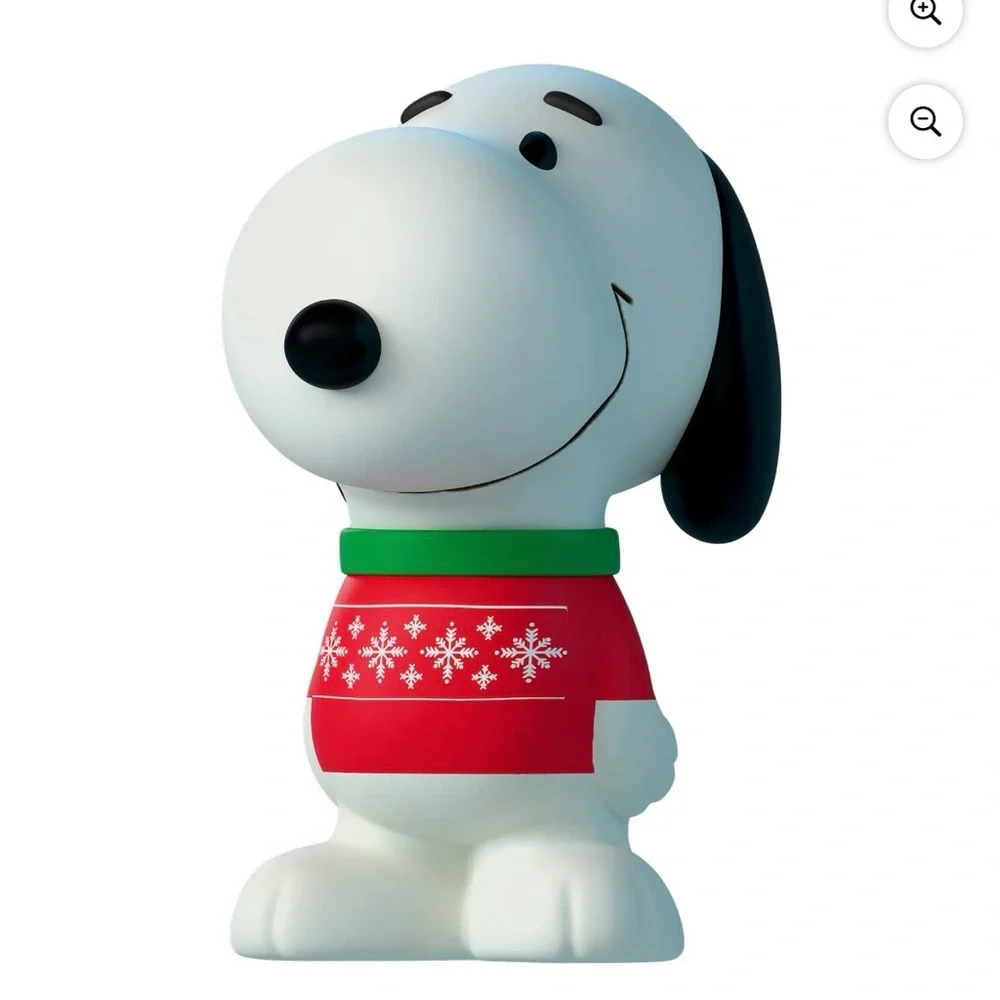 Peanuts Fun Fun Snoopy Snowflake in Festive Red and White Sweater (one pack)